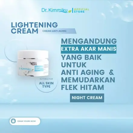 Dr.Kimmiku by Revital Clinic - Lightening Cream || Moisturizer Cream || Night Cream